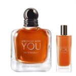 Coffret travel armani stronger with you intensely 2p