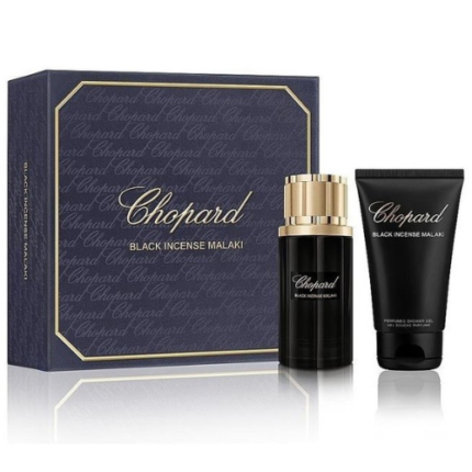 Coffret chopard black incense malaki 2p